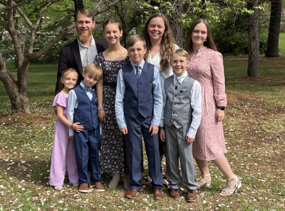 Keith and Becky Phillips and family.