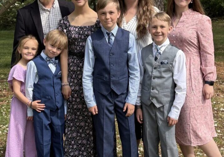 Keith and Becky Phillips and family.