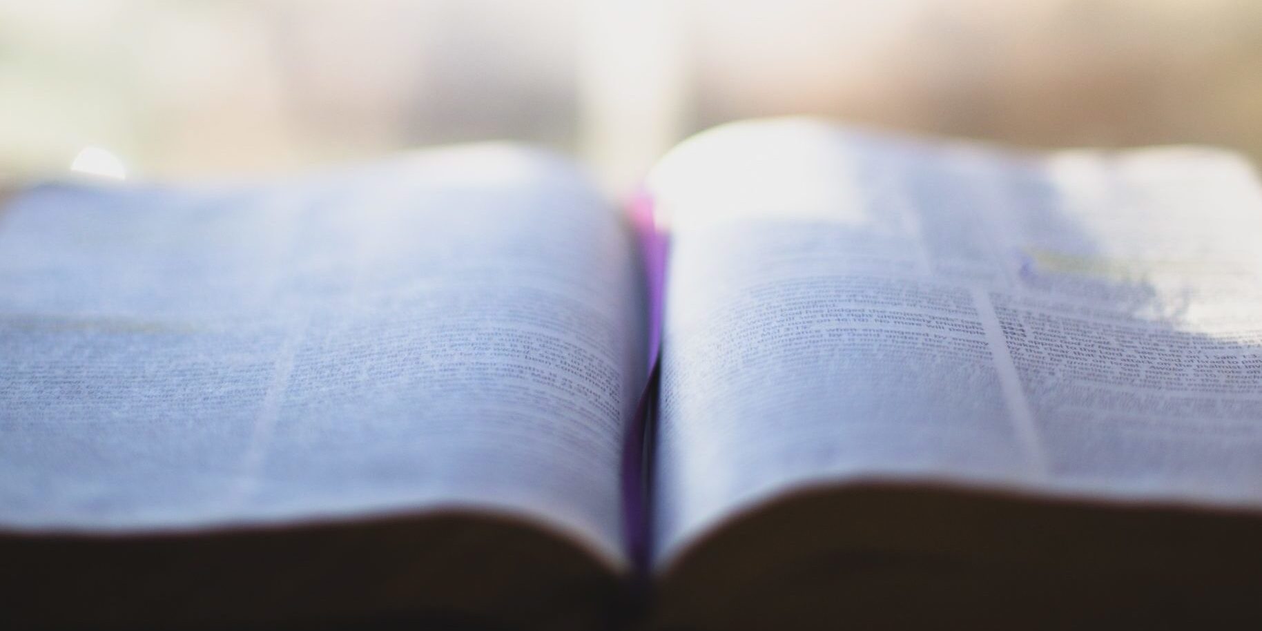 opened book